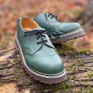 Vintage Dr. Martens - 1461 Smooth leather Oxford - Green